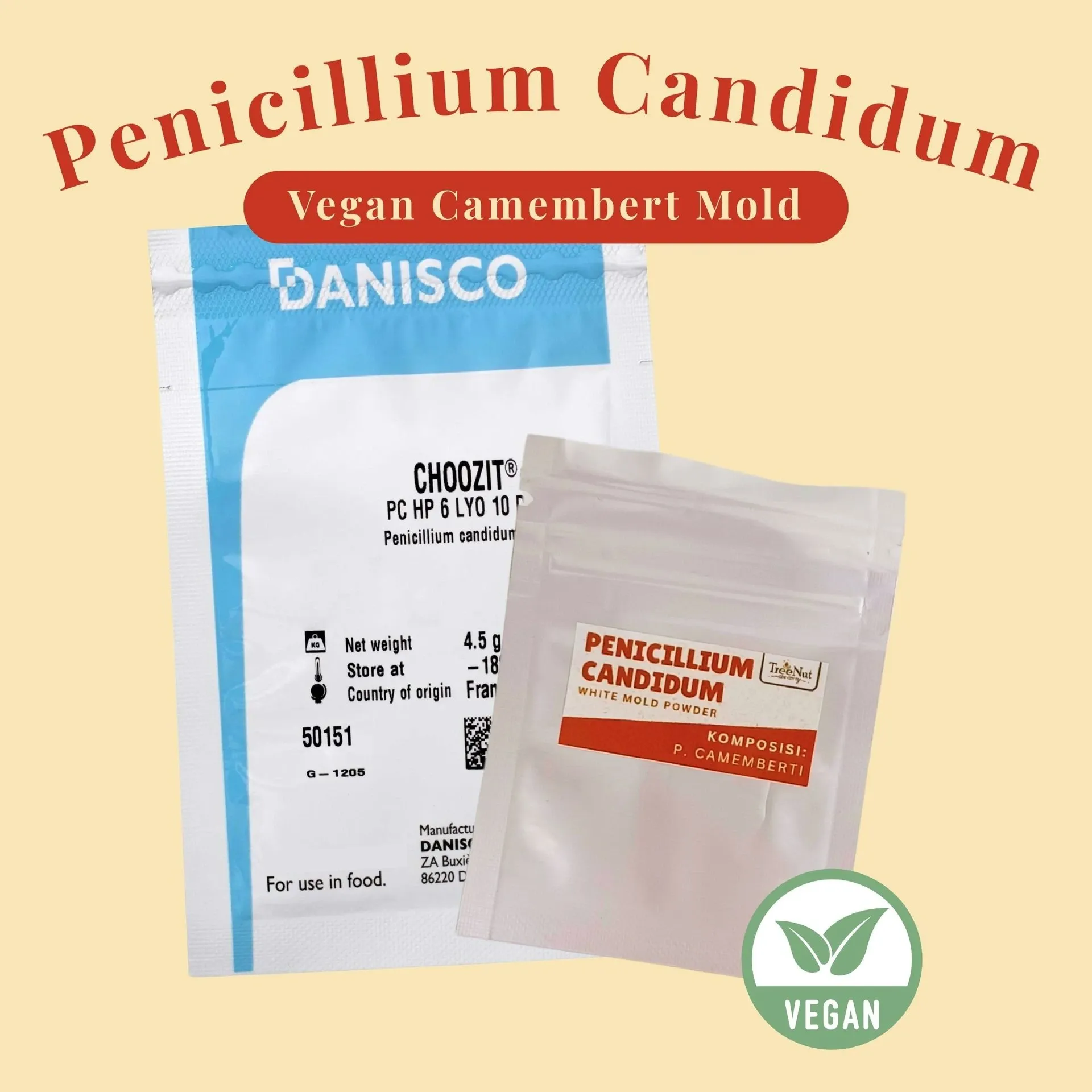 [PC-ASLI] Penicillium Candidum PC HP6 (Original 10 Dose Packet)