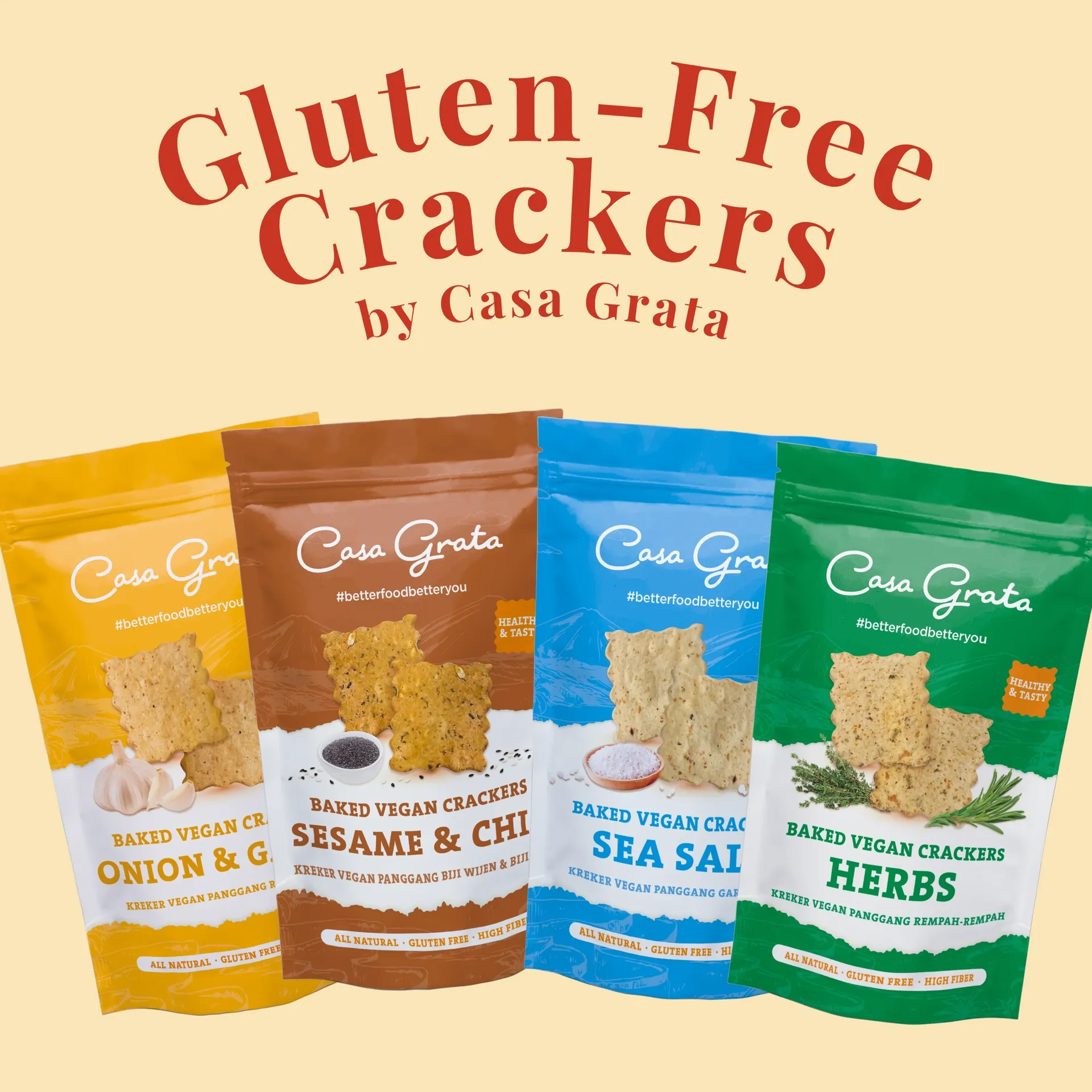 [CG-SS] Crackers by Casa Grata (Sea Salt)